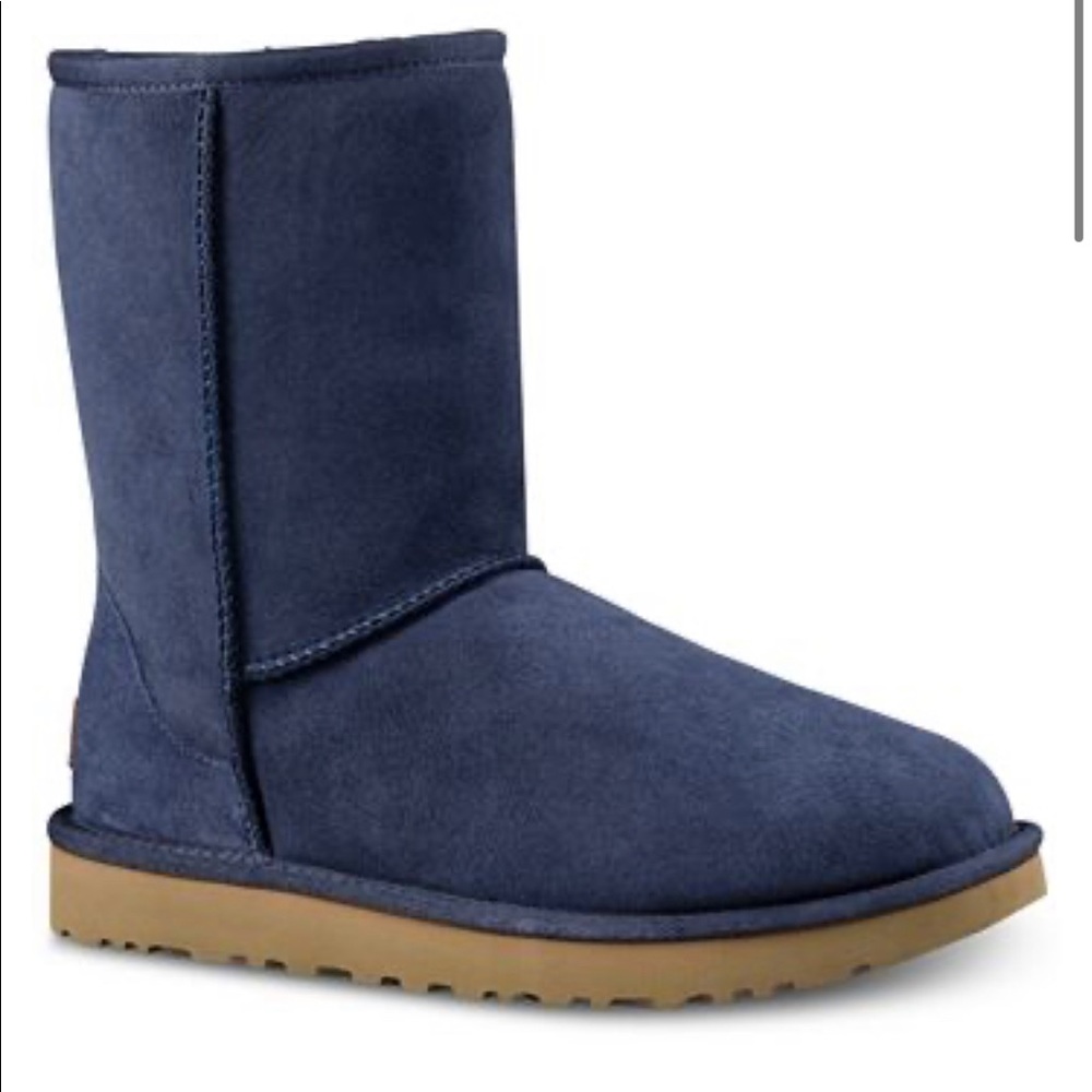 Navy Classic Short Ugg Boots